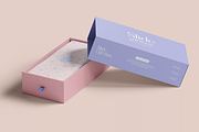 Gift Box Mockup - Ribbon & Shadow, a Product Mockup by graphicsauce (Thumbnail 2 of 4)