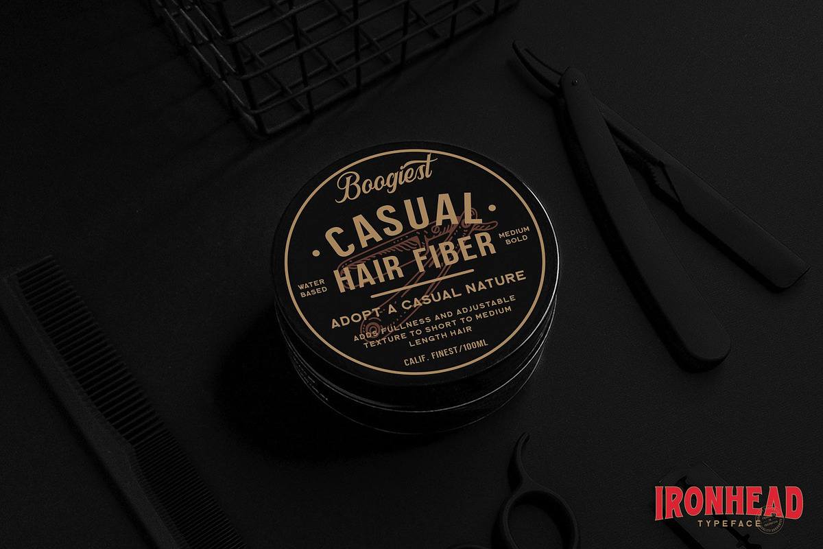 Ironhead Font Collection preview 7