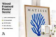 Wood Framed Poster 2x3 PSD Mockup, a Household Mockup by Julian Adams (Thumbnail 2 of 3)
