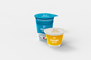 Yogurt Mockups - 9 Views, a Packaging Mockup by Illusiongraphic (Thumbnail 8 of 14)