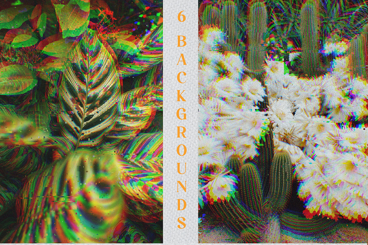 Pride Glitch Floral Collage Kit, an Object Graphic by Neon Wild (Photo 9 of 12)