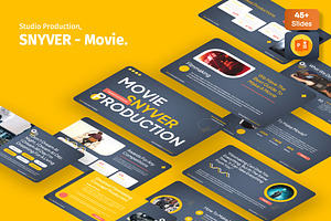 Snyver - Movie Production Powerpoint, a Presentation Template by Dhabee