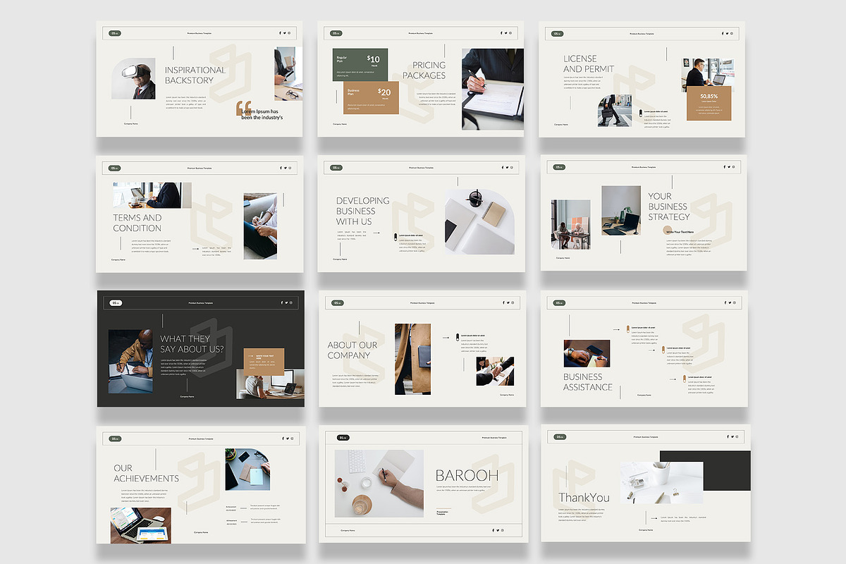 Barooh - Business PowerPoint, a Presentation Template by Boinah Studio (Photo 7 of 7)