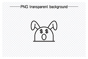 Stun and Angry Rabbit Emoticons, a Solid Icon by Designfour (Thumbnail 4 of 7)