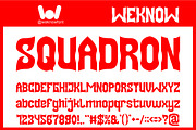 Squadron font, a Blackletter Font by weknow (Thumbnail 1 of 8)