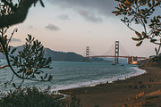 San francisco at sunset containing sunset, sunrise, and golden gate bridge, a Nature Photo by baker2512 (Thumbnail 1 of 2)