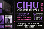 Cihu - Modern Elegant Serif, a Serif Font by Astuti Studio (Thumbnail 1 of 25)
