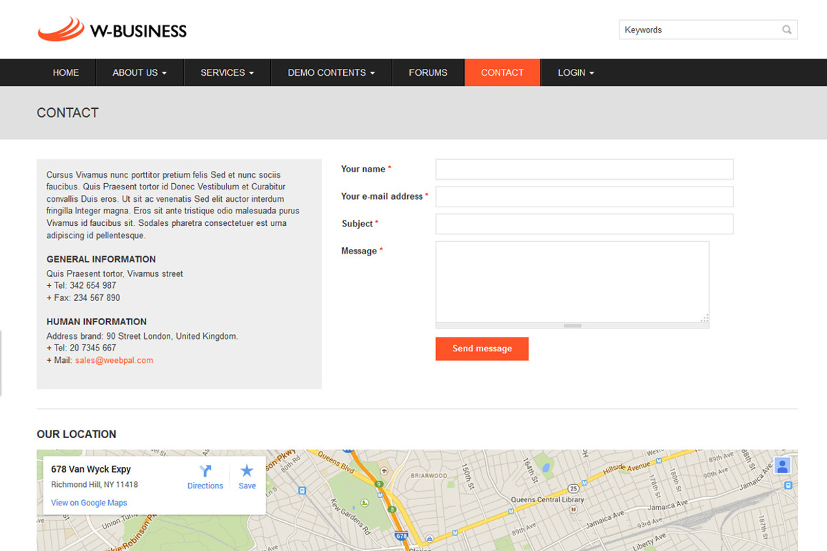 Business, a Websites & App Template by WeebPal Corp (Photo 4 of 5)