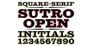 Sutro, a Slab Serif Font by Parkinson Type Design (Thumbnail 2 of 4)