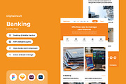 DigitalVault - Banking Landing Page2, a Landing Page Template by twinstd (Thumbnail 1 of 5)