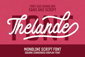 Thelande Script Vintage Free Sans