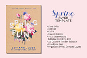 Spring Festival Flyer Template, a Flyer Template by Cyrah's Collection (Thumbnail 1 of 2)