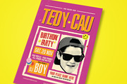 Birthday Party Flyer, a Flyer Template by megarez (Thumbnail 1 of 3)