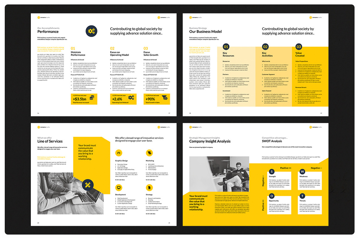 Annual Report, a Brochure Template by StudioGraficso (Photo 8 of 12)