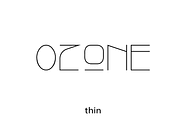 OZONE family - Display Font, a Sans Serif Font by Art Sproot (Thumbnail 9 of 23)