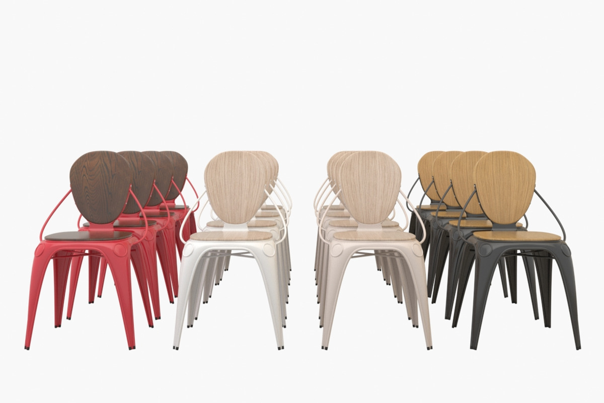 Louix Chair, a Furniture 3D Model by Morne Studio (Photo 8 of 8)