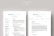 Modern resume & CoverLetter Template, a Resume Template by careerboutique (Thumbnail 3 of 6)