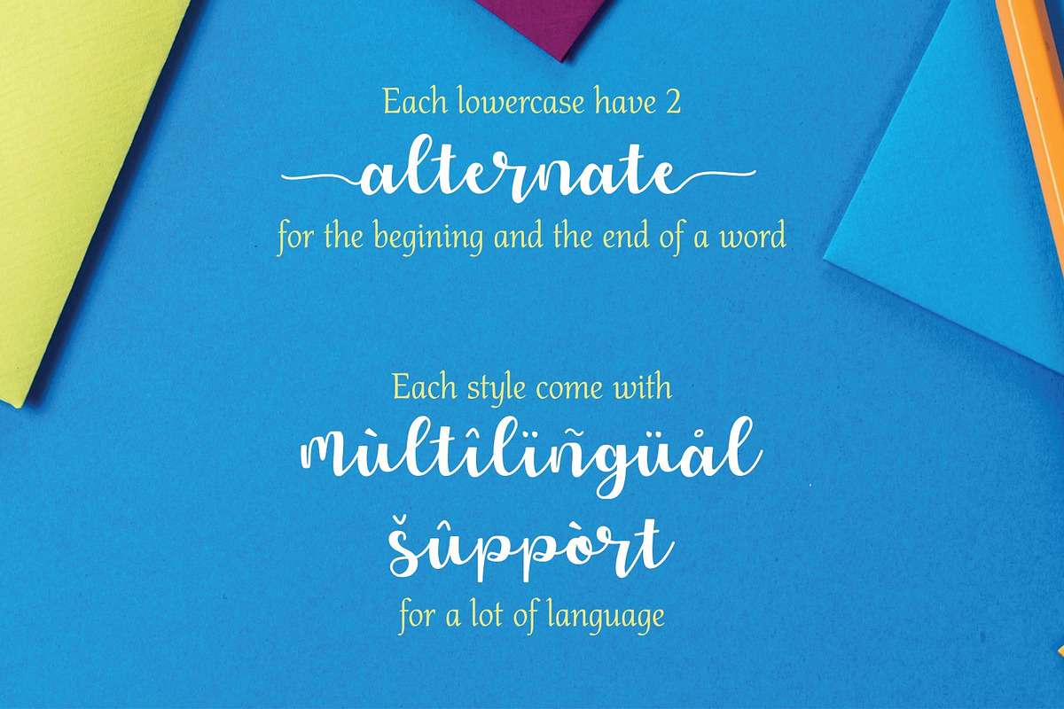 Allyca - Font Family preview 4