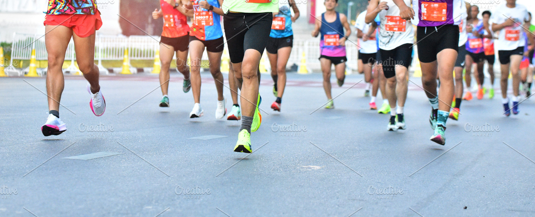 People Running On City Road., a Sports & Recreation Photo by rakoptonLPN