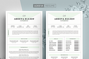 Modern Resume Template Elliot, a Resume Template by AdeevaResume (Thumbnail 1 of 3)