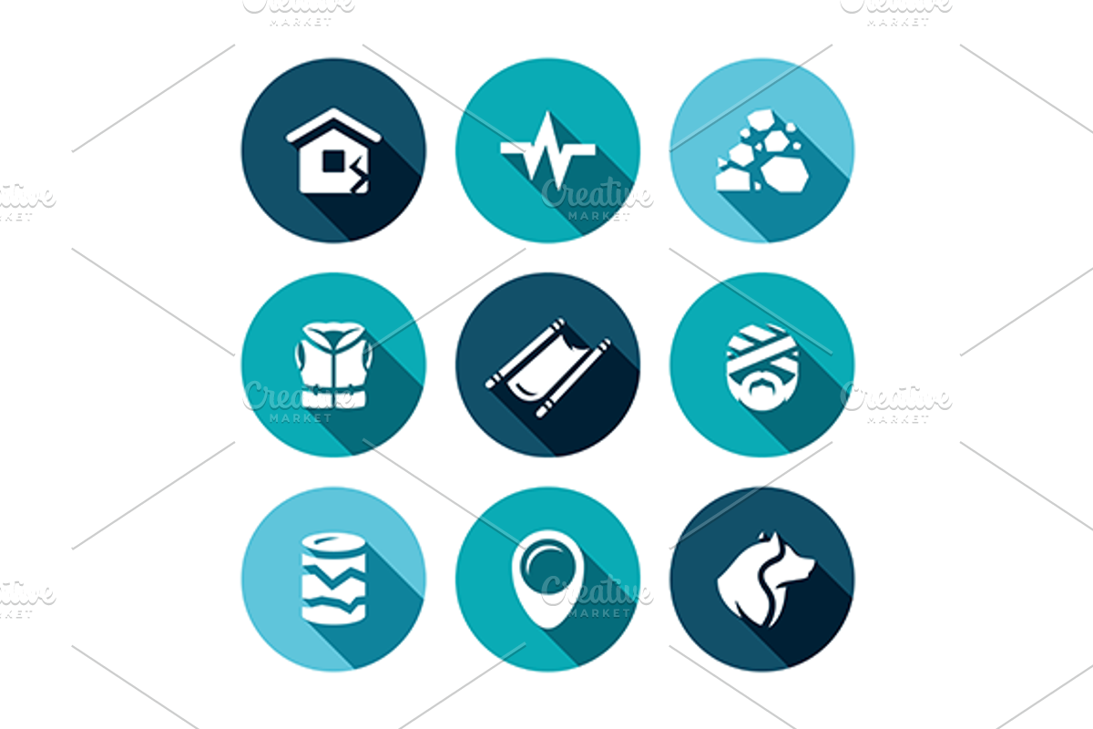 Earthquake, an Outline Icon by Steinar Logo