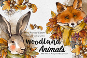 Fall animals clipart, an Animal Illustration by Belusuab (Thumbnail 1 of 10)