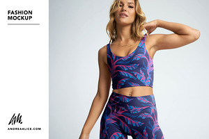 Fashion Mockup Women's Activewear 01