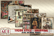Fashion 1920s style sewing shopping, a Person Illustration by CraftArtStory (Thumbnail 2 of 6)
