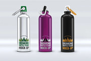 Drinking Bottle Flask Mock-Up, a Product Mockup by DesignRushMarket (Thumbnail 5 of 6)