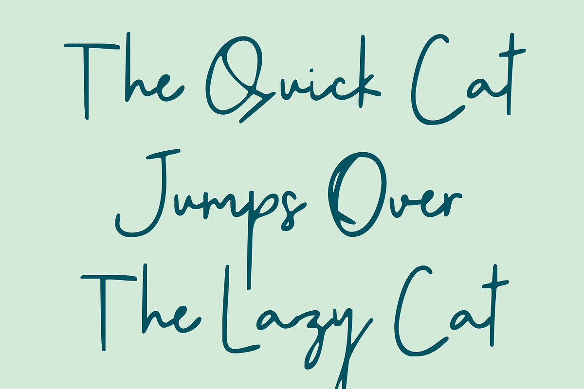 CS Galysia Drawn, a Script Font by Craft Supply Co. (Photo 5 of 8)