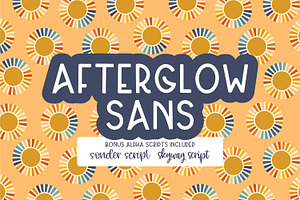 afterglow sans + 2 bonus scripts