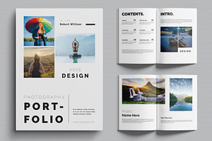 Photography Portfolio Design, a Magazine Template by MightyDesign