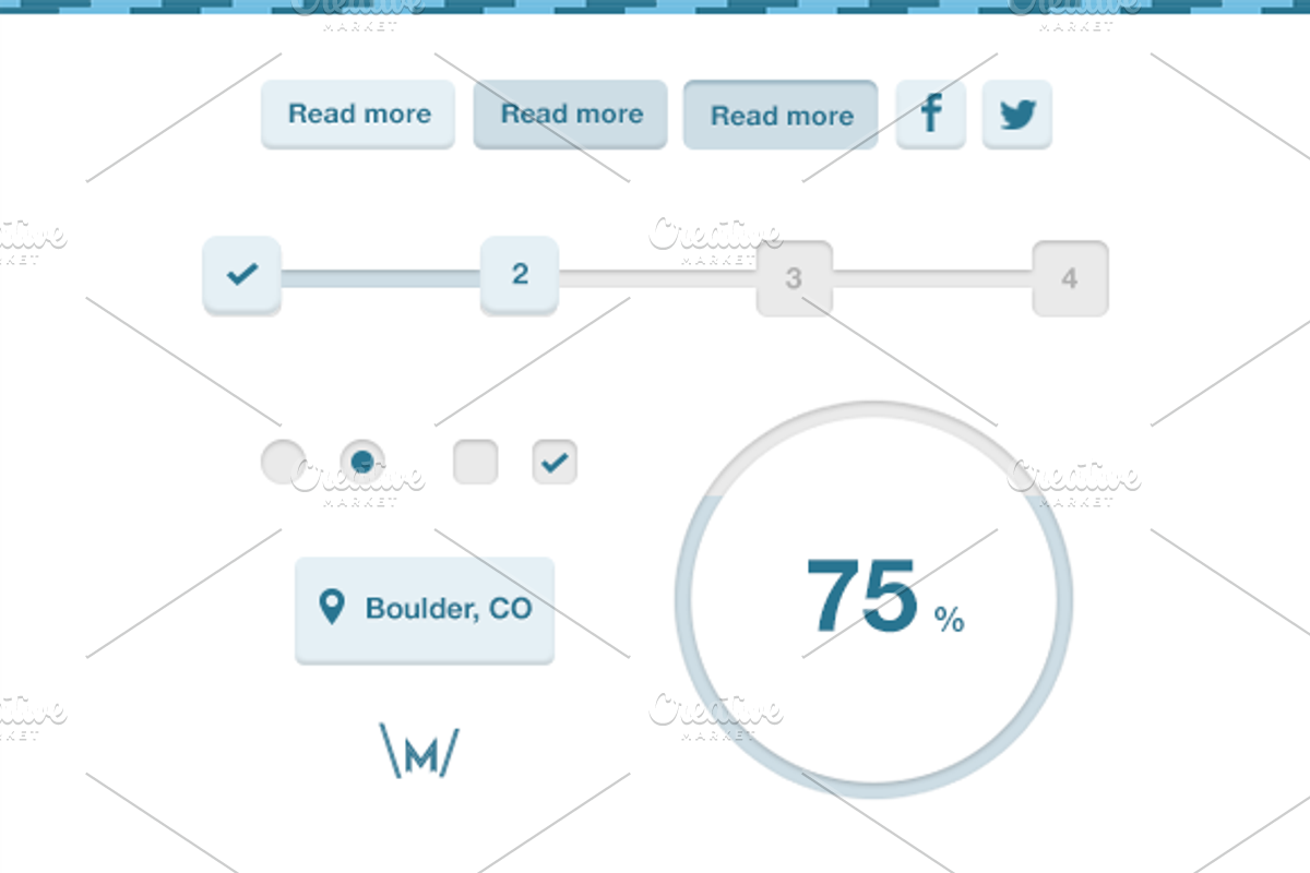 Ocean Breeze UI Kit, an UI Kit Template by Mathew Sisson