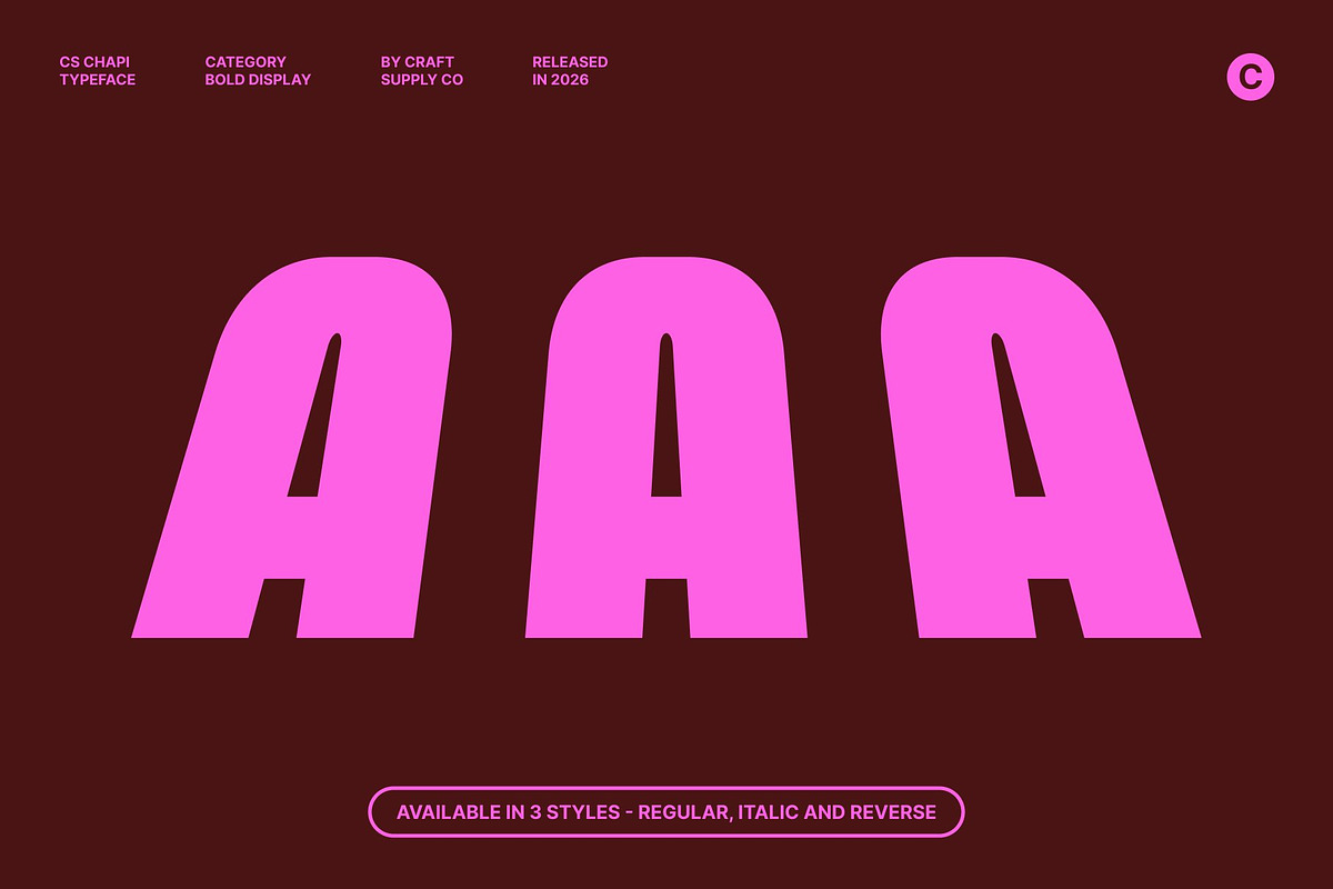 CS Chapi – Chunky Font, a Sans Serif Font by Craft Supply Co. (Photo 2 of 8)