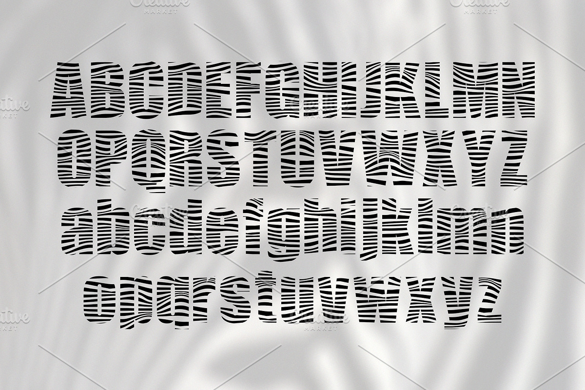 Zebra Sans Serif, a Sans Serif Font by Nickhard (Photo 6 of 7)