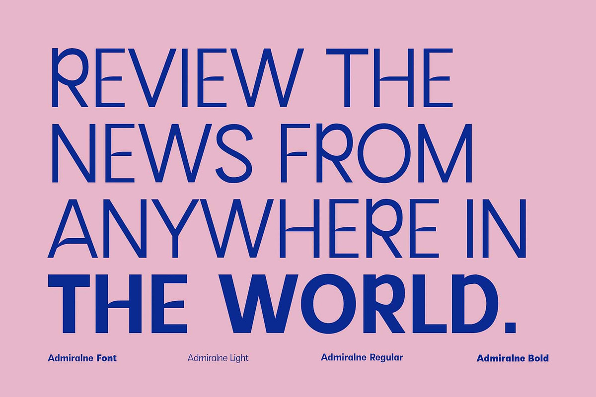 Admiralne Sans Family Font, a Sans Serif Font by Rasiorise Studio (Photo 11 of 15)