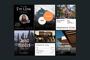 Real Estate Instagram Template, a Social Media Template by Wolf Theory Studio (Thumbnail 3 of 11)