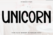 Unicorn, a Sans Serif Font by FreshTypeINK (Thumbnail 1 of 7)