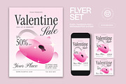 Valentine Sale Flyer, a Flyer Template by graphicook (Thumbnail 1 of 3)