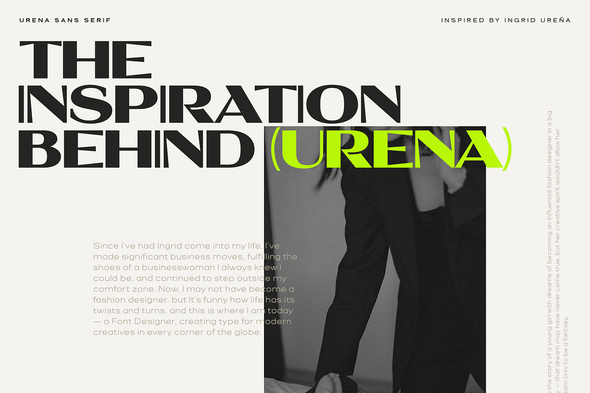 Urena Ultra Wide Sans Serif, a Sans Serif Font by Blanc Salváge (Photo 2 of 13)