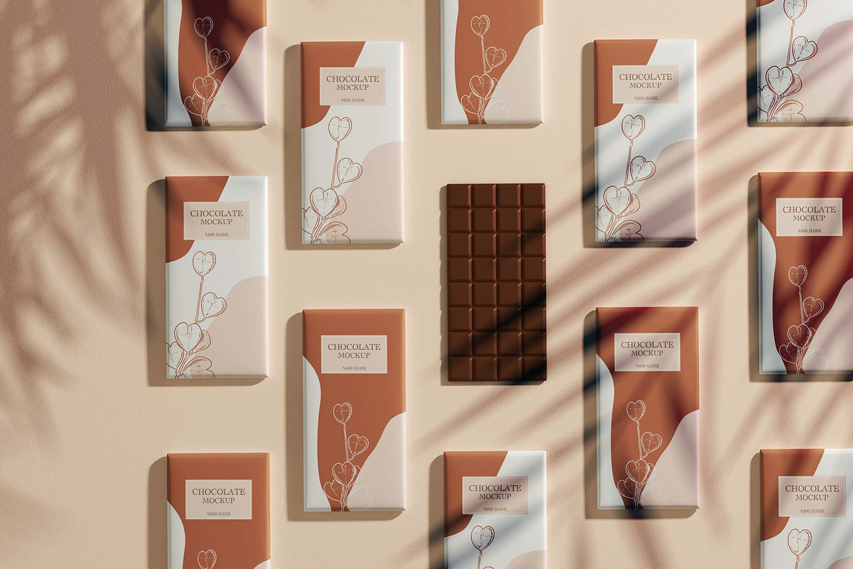 Chocolate Mockup Set, a Packaging Mockup by Mockup Line (Photo 11 of 13)