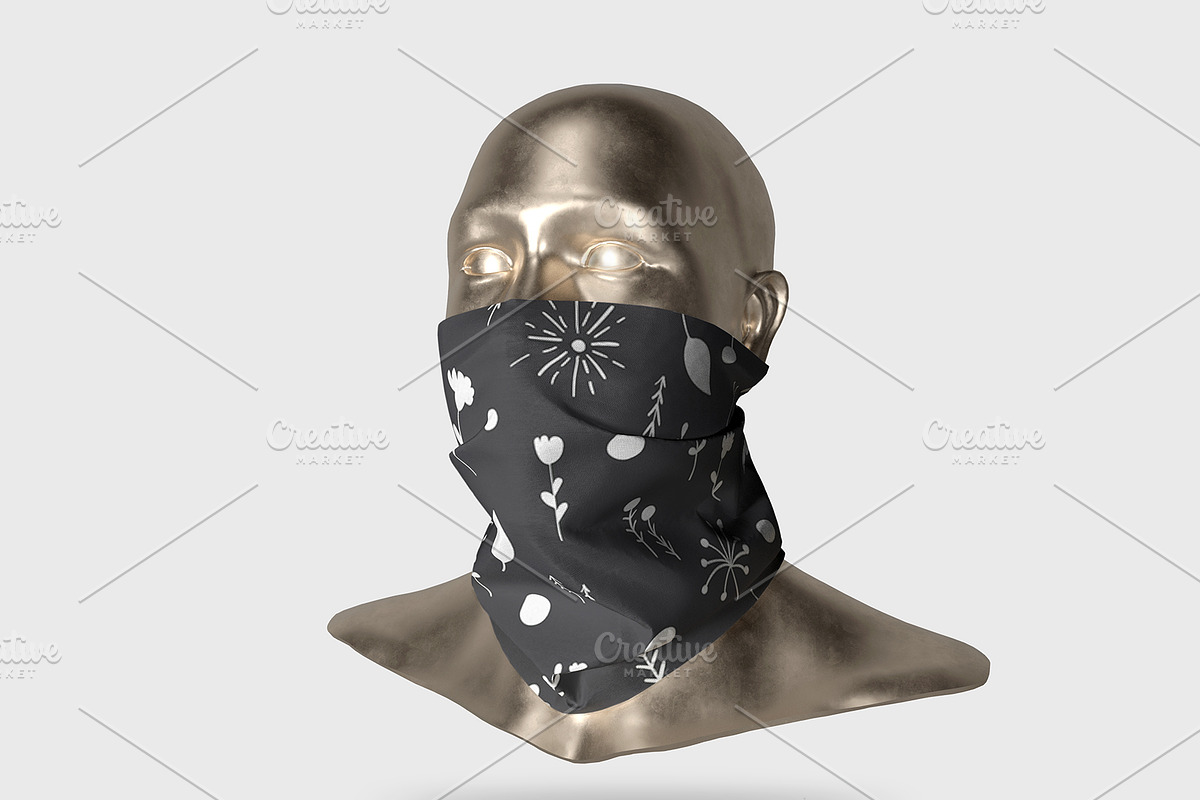Bundle 3psd face masks mockups, a Mask Mockup by Radmila (Photo 3 of 10)