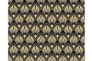 Flower geometric pattern, a Pattern Graphic by RODINA