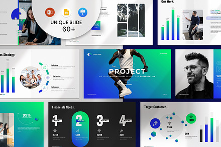 The X Project PowerPoint Template, a Presentation Template by Typetheme