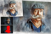 Quick Aquarelle Photoshop Action, an Action Add-On by GorynArt (Thumbnail 5 of 18)