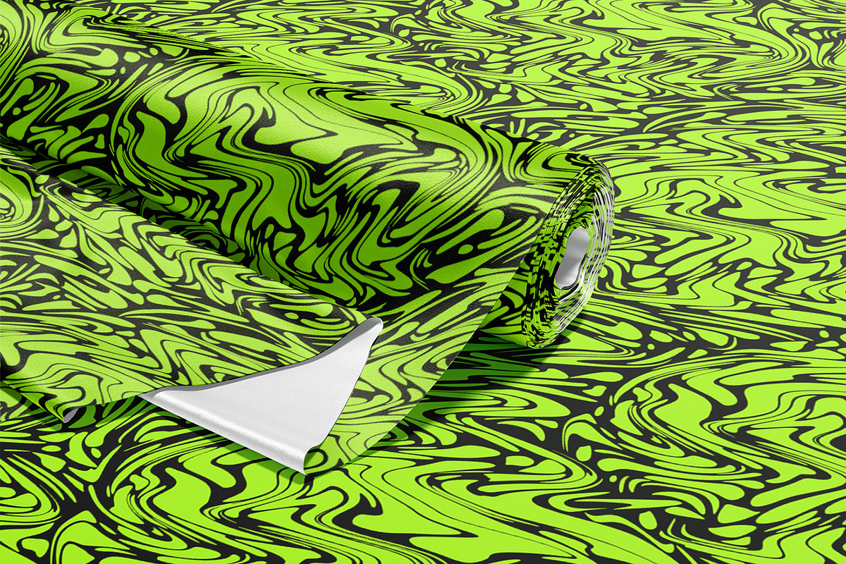 Green Liquid Shapes, a Texture Graphic by MalyskaStudio (Photo 13 of 15)