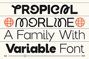 Tropical Morline, a Sans Serif Font by zeenesia (Thumbnail 5 of 14)