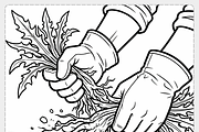 Manifestation Coloring Page, a Person Illustration by Nuvame Arts & Designs (Thumbnail 13 of 27)