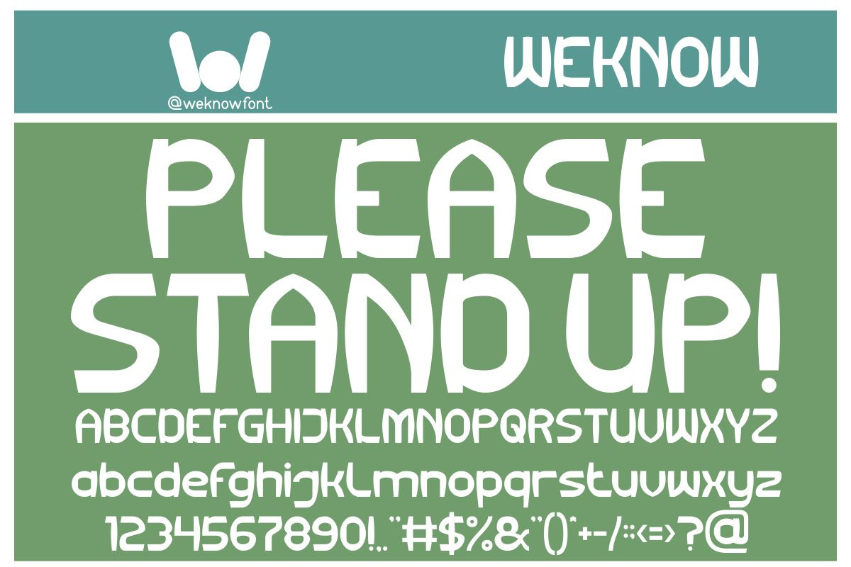 Big Foot font, a Font by weknow (Photo 5 of 8)