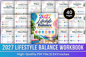 2027 Lifestyle Balance Workbook kdp
